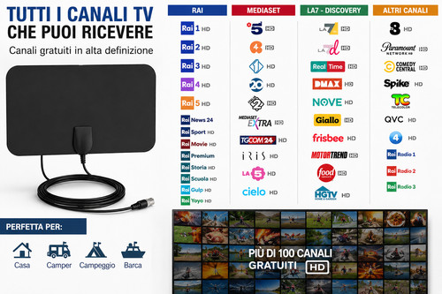Antenna digitale terrestre - digitale,