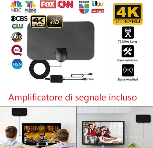 Antenna interna tv 4k - tv,